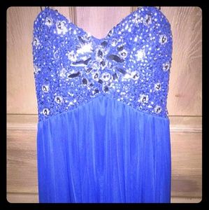 Blue Homecoming Dress